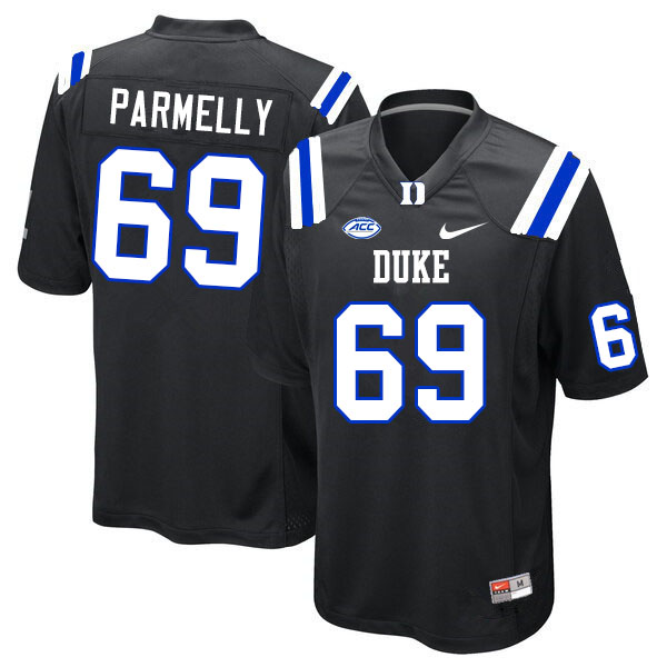 Men #69 Kade Parmelly Duke Blue Devils College Football Jerseys Sale-Black